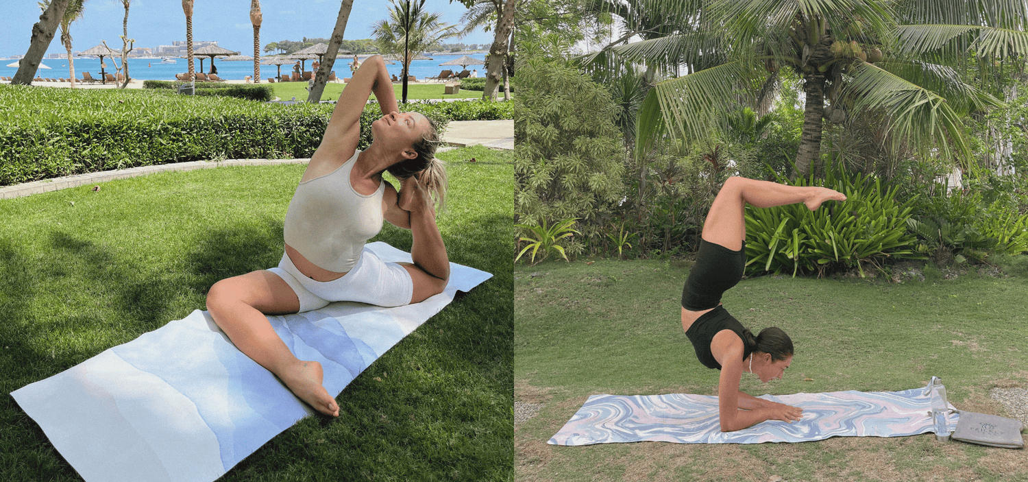 Yoga mat - Practice Yoga In Style [Gift Idea] / Non slip exercise mat /  Cute animal yoga mat