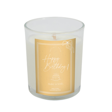 Happy Birthday Candle, Make A Wish, 100g, Midnight Oud Scent