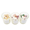 The 'Manifest' Crystal Wooden Wick Candle Trio