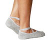 Light Grey Non-Slip Barre/Yoga/Pilates Socks