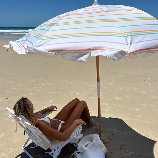 Beach Umbrella Rio Sun Multi Stripe