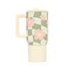 20 Oz Mini Hydrator Water Bottle - Floral Gingham