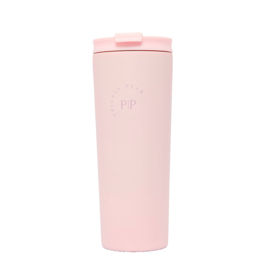 Travel 24 oz 2 in 1 Tumbler - Pastel Pink Logo