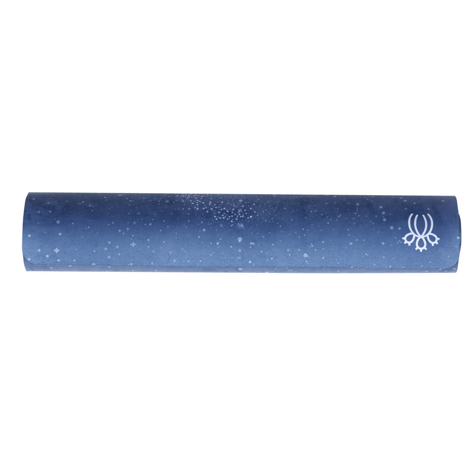 Stargaze Non-Slip Suede Top 4mm Thick Yoga Mat With 2-in-1 Yoga